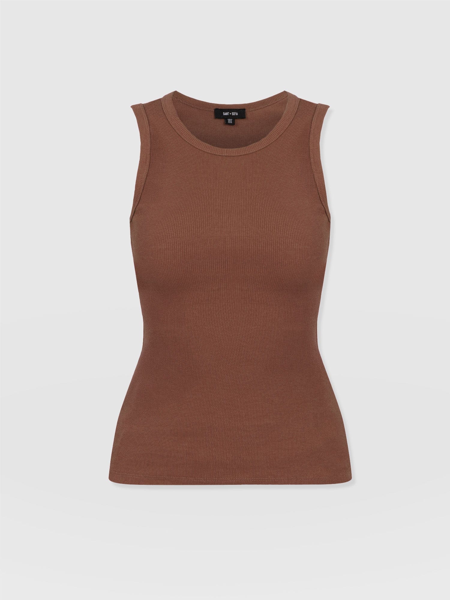 Nova Racer Vest - Russet Brown - Women's Vests | Saint + Sofia® USA